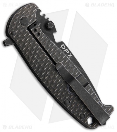 DPx Gear Hest/F Leggaro Frame Lock Knife Black Titanium (3.1" Black) 
