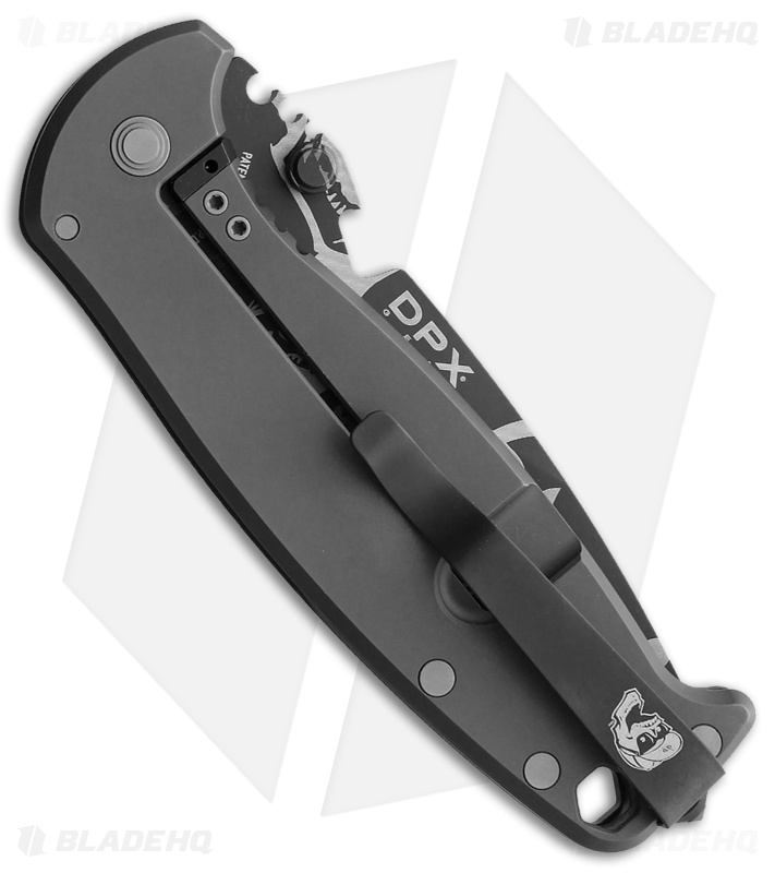 DPx Gear Hest/F Mr. DP Decade Frame Lock Titanium (3.15" DP Logo) DPHSF020