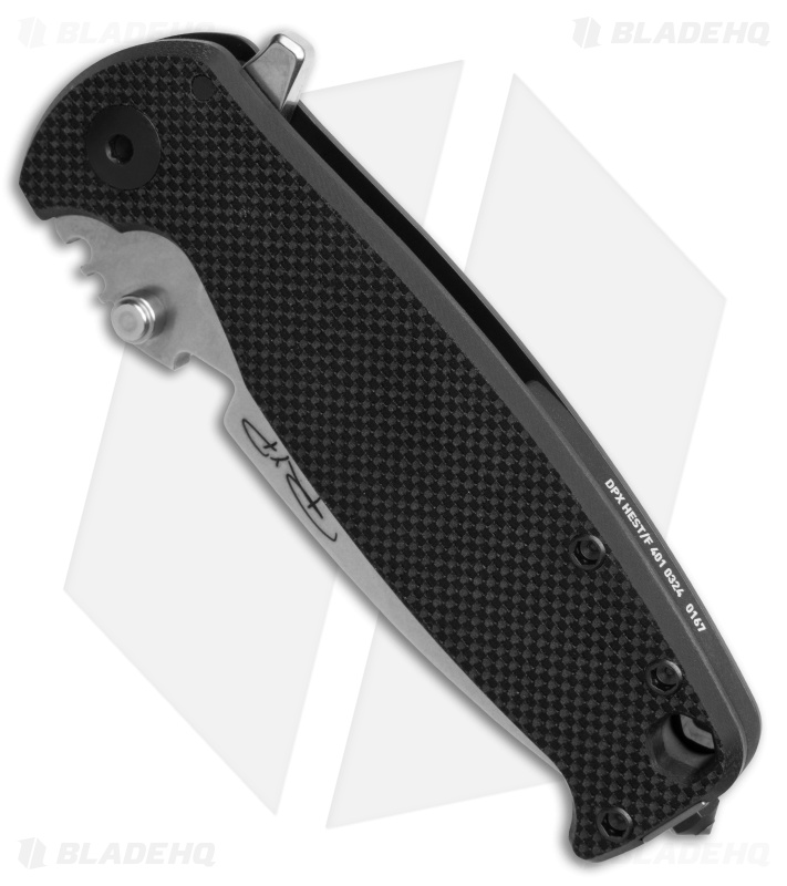DPx Gear HEST/F 4.0 Milspec Knife | Black G-10 + MagnaCut SW