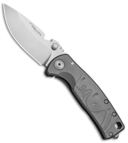 DPx Gear HEST/F Urban Frame Lock Knife Mr. DP Ed. Titanium (2.9" Stonewash) 