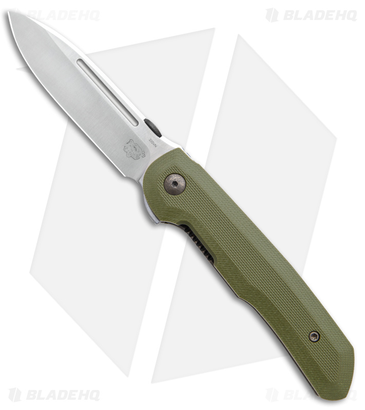 Compact Tactical Folder | DROP + Terzuola | OD Green - Blade HQ