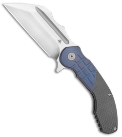 DSK Tactical VX-P Frame Lock Knife Titanium/Carbon Fiber (3.5" Satin 20CV)