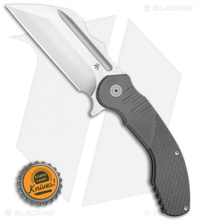 DSK Tactical VX-P Frame Lock Knife Titanium/Carbon Fiber (3.5" Satin 20CV)
