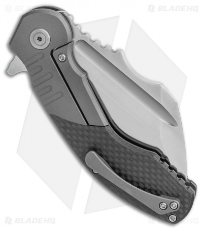 DSK Tactical VX-P Frame Lock Knife Titanium/Carbon Fiber (3.5" Satin 20CV)