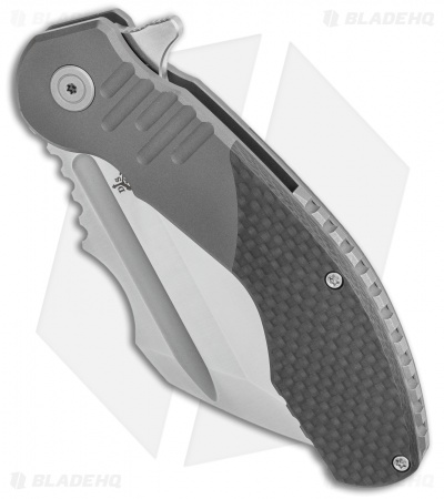 DSK Tactical VX-P Frame Lock Knife Titanium/Carbon Fiber (3.5" Satin 20CV)