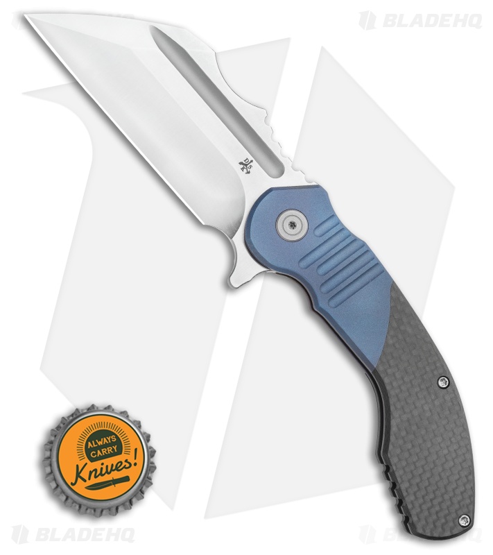 DSK Tactical VX-P Frame Lock Knife Titanium/Carbon Fiber (3.5" Satin 20CV)