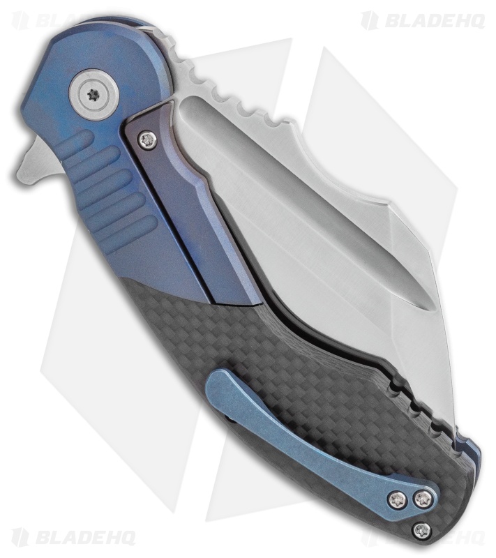 DSK Tactical VX-P Frame Lock Knife Titanium/Carbon Fiber (3.5" Satin 20CV)