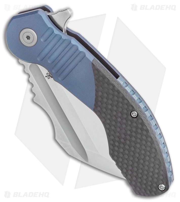 DSK Tactical VX-P Frame Lock Knife Titanium/Carbon Fiber (3.5" Satin 20CV)