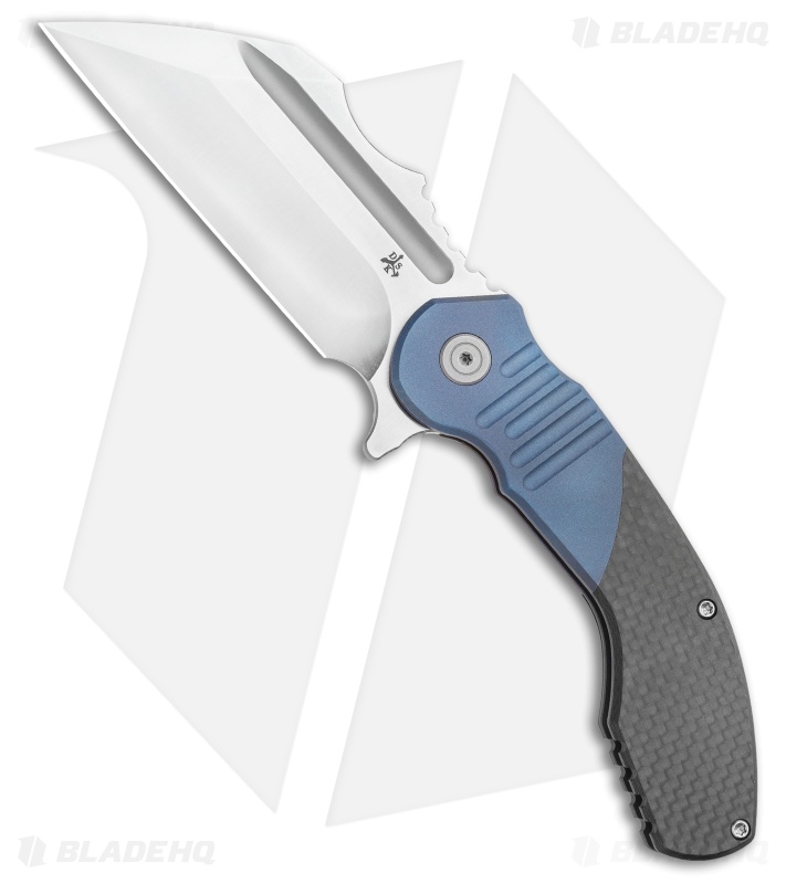 DSK Tactical VX-P Frame Lock Knife Titanium/Carbon Fiber (3.5" Satin 20CV)