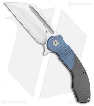 DSK Tactical VX-P Frame Lock Knife Titanium/Carbon Fiber (3.5" Satin 20CV)