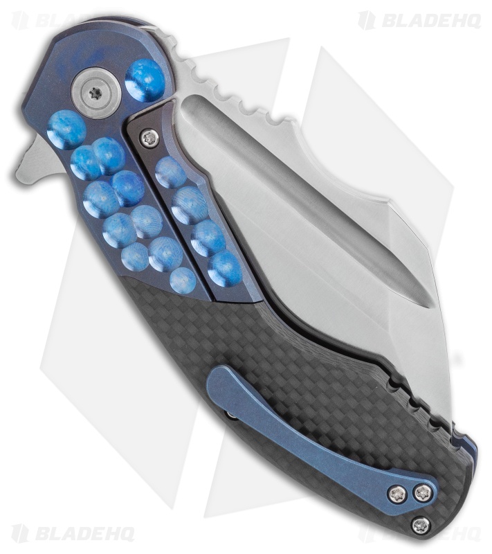 DSK Tactical VX-P Frame Lock Knife Titanium/Carbon Fiber (3.5" Satin 20CV)