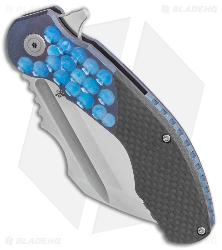 DSK Tactical VX-P Frame Lock Knife Titanium/Carbon Fiber (3.5" Satin 20CV)