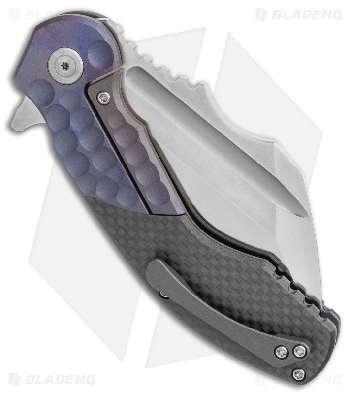 DSK Tactical VX-P Frame Lock Knife Titanium/Carbon Fiber (3.5" Satin 20CV)