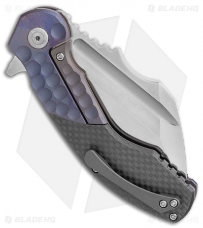 DSK Tactical VX-P Frame Lock Knife Titanium/Carbon Fiber (3.5" Satin 20CV)