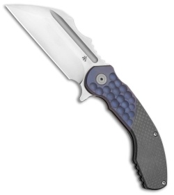 DSK Tactical VX-P Frame Lock Knife Titanium/Carbon Fiber (3.5" Satin 20CV)