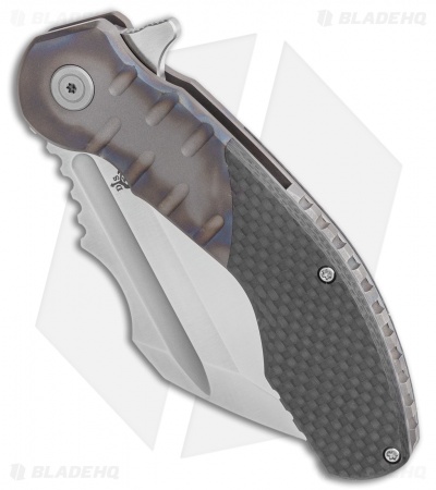 DSK Tactical VX-P Frame Lock Knife Titanium/Carbon Fiber (3.5" Satin 20CV)