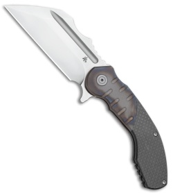 DSK Tactical VX-P Frame Lock Knife Titanium/Carbon Fiber (3.5" Satin 20CV)