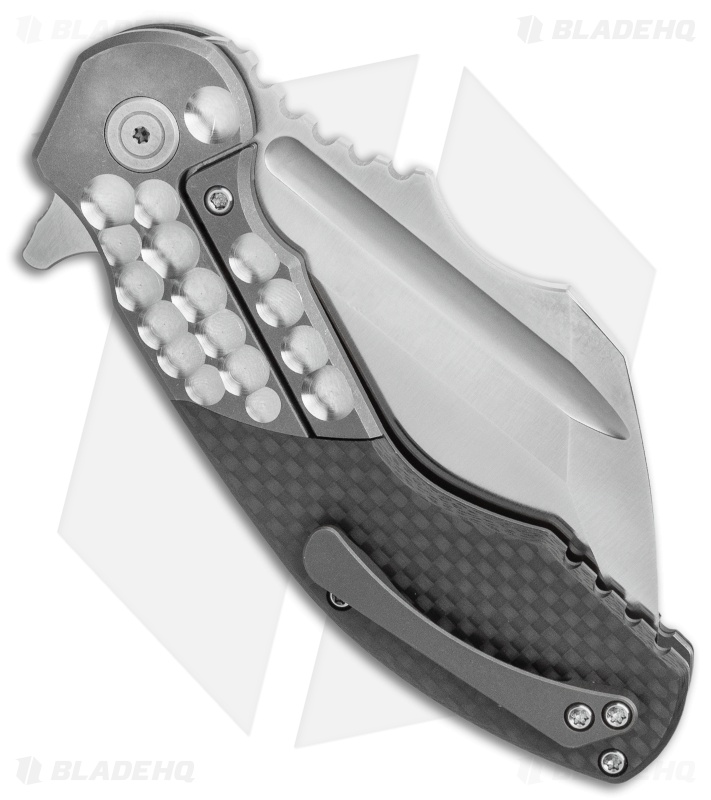 DSK Tactical VX-P Frame Lock Knife Titanium/Carbon Fiber (3.5" Satin 20CV)