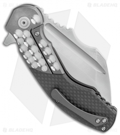 DSK Tactical VX-P Frame Lock Knife Titanium/Carbon Fiber (3.5" Satin 20CV)