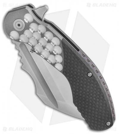 DSK Tactical VX-P Frame Lock Knife Titanium/Carbon Fiber (3.5" Satin 20CV)