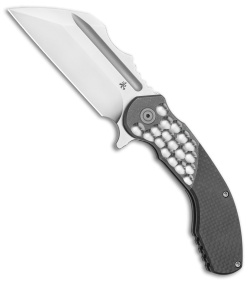 DSK Tactical VX-P Frame Lock Knife Titanium/Carbon Fiber (3.5" Satin 20CV)