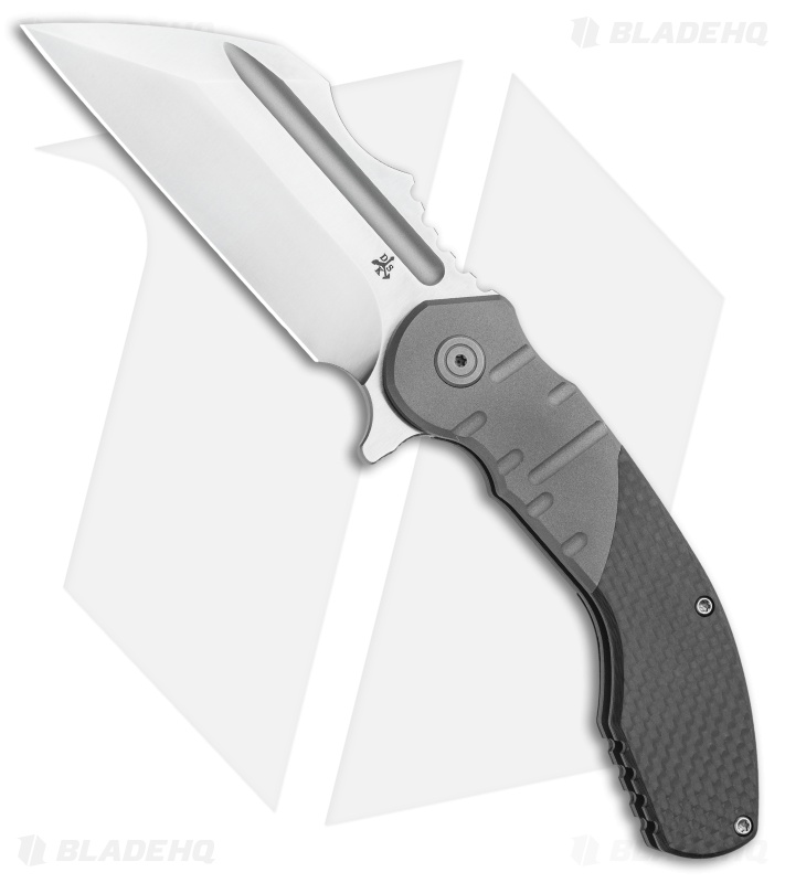 DSK Tactical VX-P Frame Lock Knife Titanium/Carbon Fiber (3.5" Satin 20CV)
