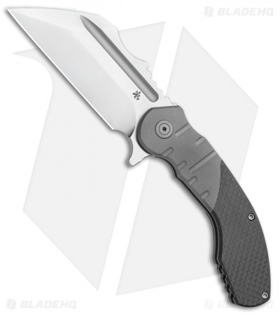 DSK Tactical VX-P Frame Lock Knife Titanium/Carbon Fiber (3.5" Satin 20CV)