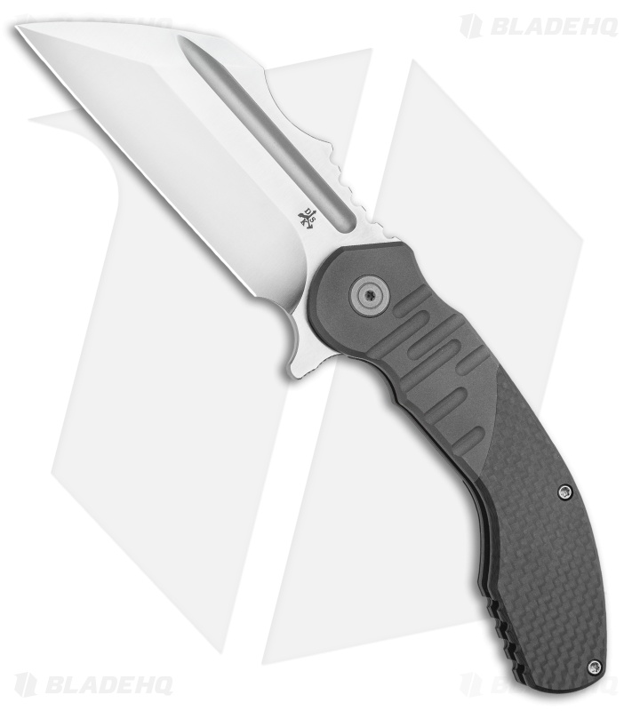 DSK Tactical VXP Frame Lock Knife Titanium/Carbon Fiber (3.5" Satin