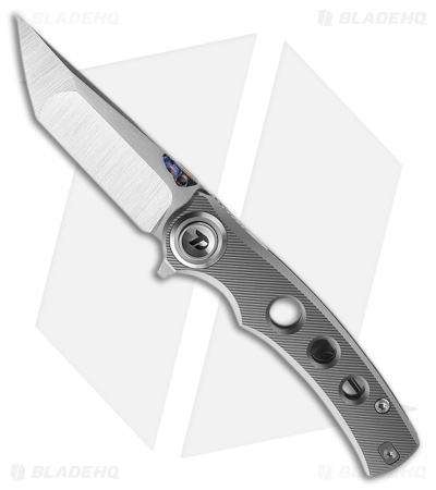 Dreamtech Flipper Button Lock Lined Gray Titanium (3.125" Satin)
