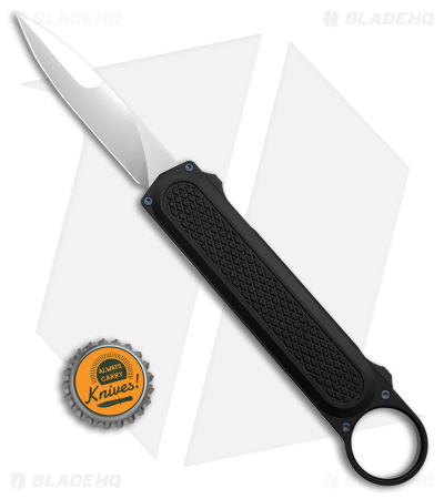 Daggerr Knives Mermaid Double Action OTF Knife Black (3.5" Satin VG10)