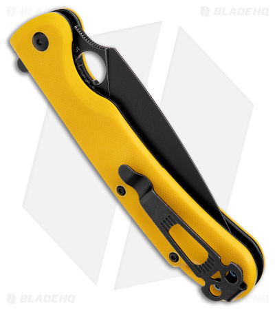 Daggerr Knives Arrow Scorpion Edition Knife Yellow G-10 (4" Black D2)