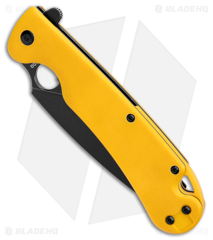 Daggerr Knives Arrow Scorpion Edition Knife Yellow G-10 (4" Black D2)