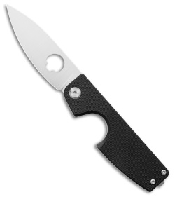 Daggerr Knives Cigar Knife Slip Joint Knife Black G-10 (2.9" Stonewash)