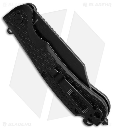 Daggerr Knives Powie Liner Lock Knife Black FRN (3.5" Black)