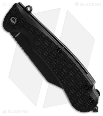Daggerr Knives Powie Liner Lock Knife Black FRN (3.5" Black)