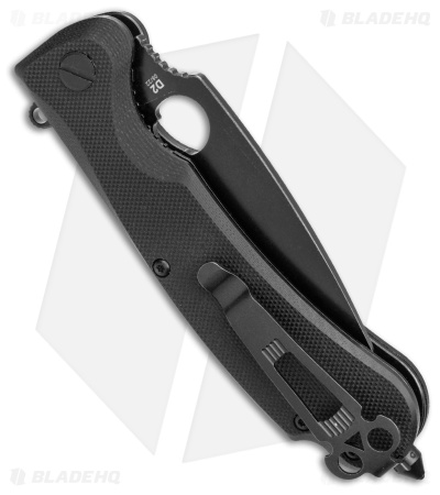 Daggerr Knives Resident Liner Lock Knife Black G-10 (3.5" Blackwash D2) RSBKBW