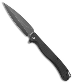 Daggerr Knives Vendetta Frame Lock Knife Black (5" Black Stonewash)