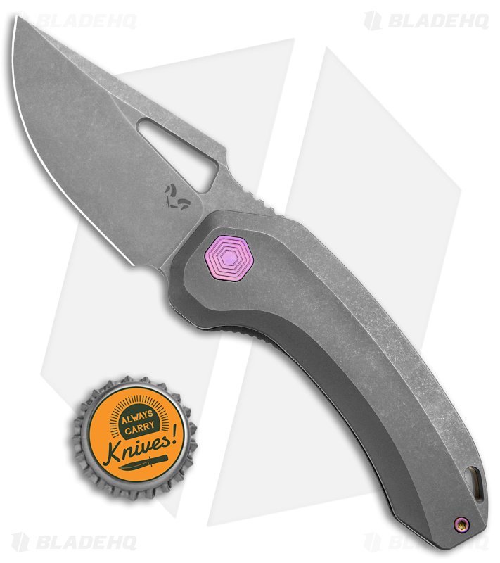 Damned Designs | Djinn XL | Frame Lock Knife | Titanium - Blade HQ