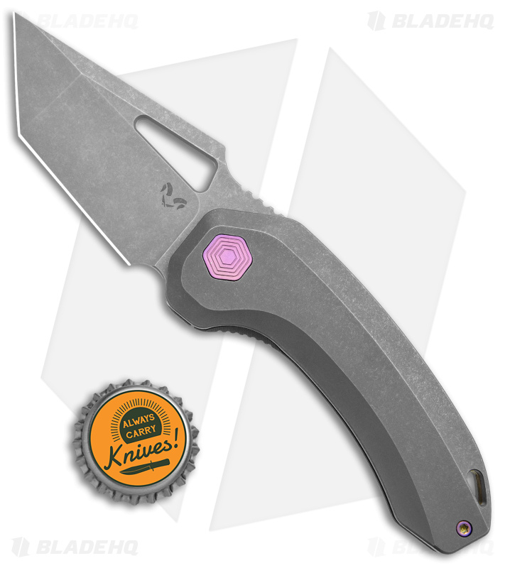 Damned Designs Oni XL | Frame Lock Knife | Titanium - Blade HQ