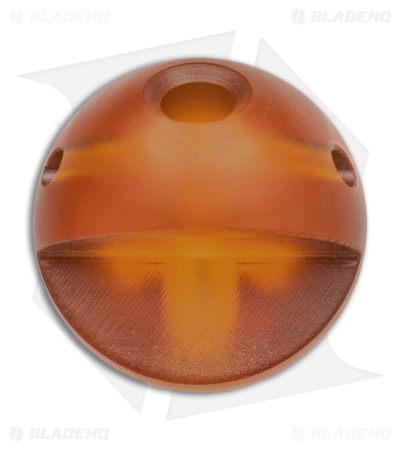 Damned Designs Amber Ultem Pac-Man Bead