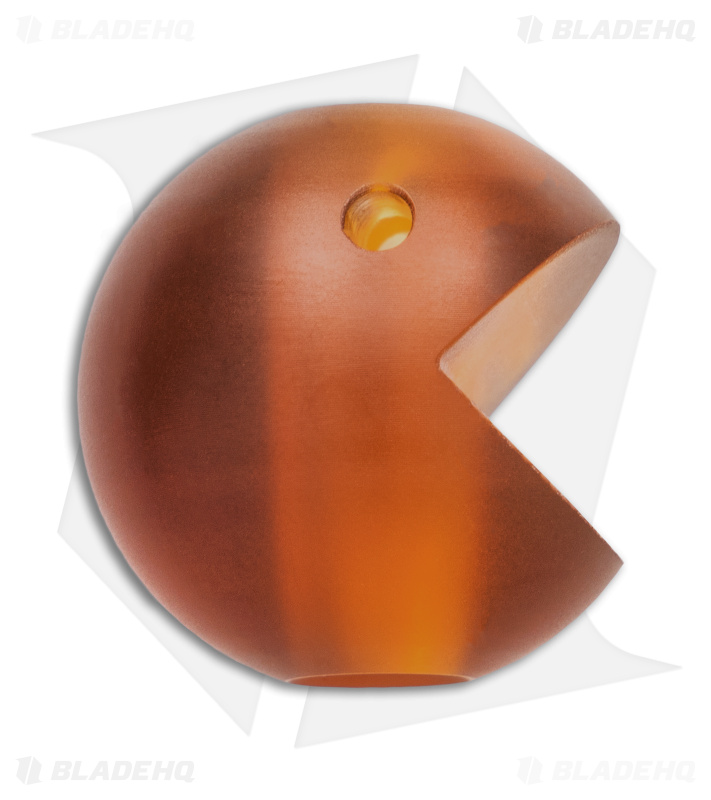 Damned Designs Amber Ultem Pac-Man Bead