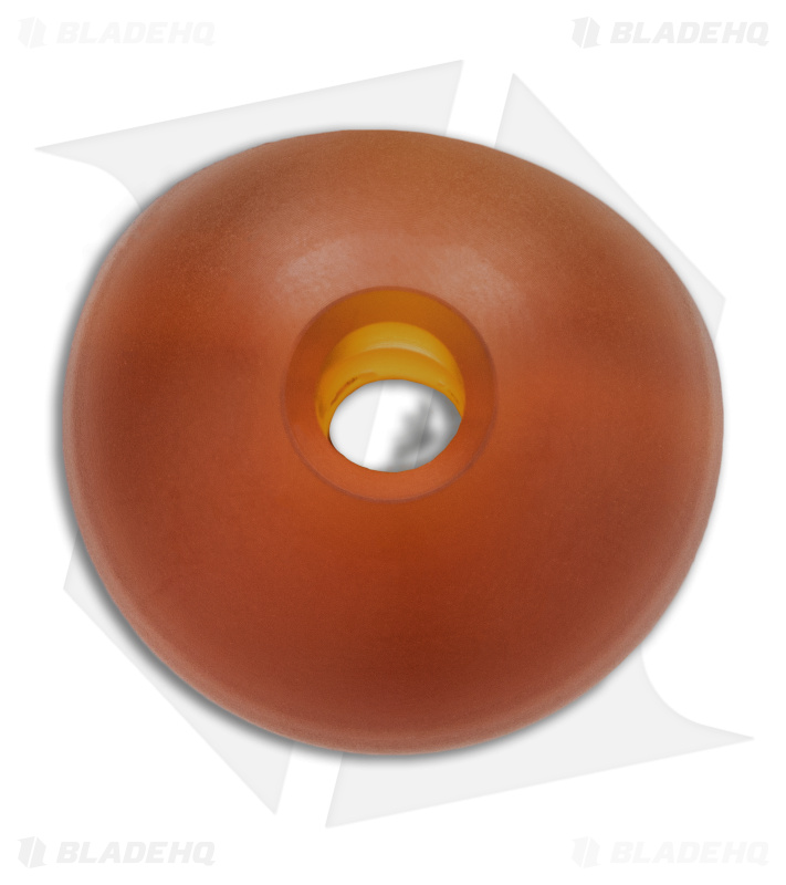 Damned Designs Amber Ultem Pac-Man Bead