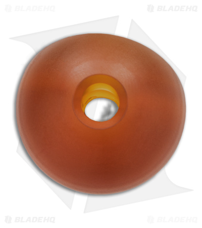Damned Designs Amber Ultem Pac-Man Bead