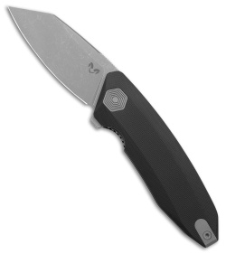 Damned Designs Wraith Liner Lock Knife Black G-10 (3.5" Stonewash)