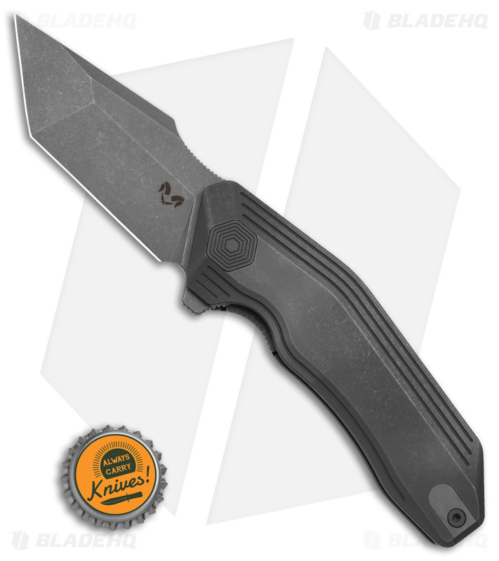 Damned Designs Yokai Liner Lock Knife Titanium - Blade HQ