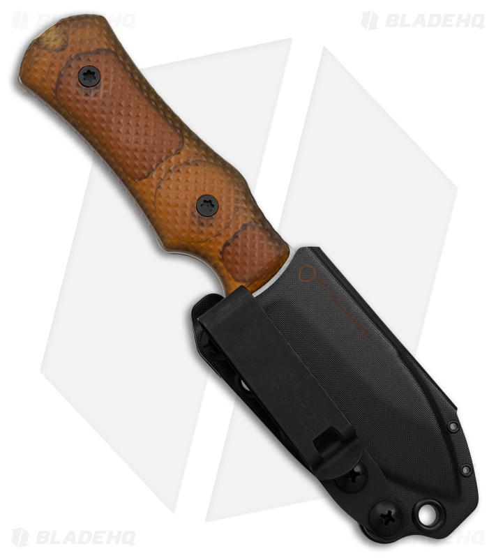 Dauntless Mfg BHQ Exc Dog Bone Fixed Blade Knife Ultem (3.25" Tumbled)