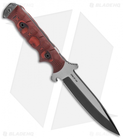 Dawson Knives Chief Fixed Blade Knife Red/Black G-10 (5.1" Specter)