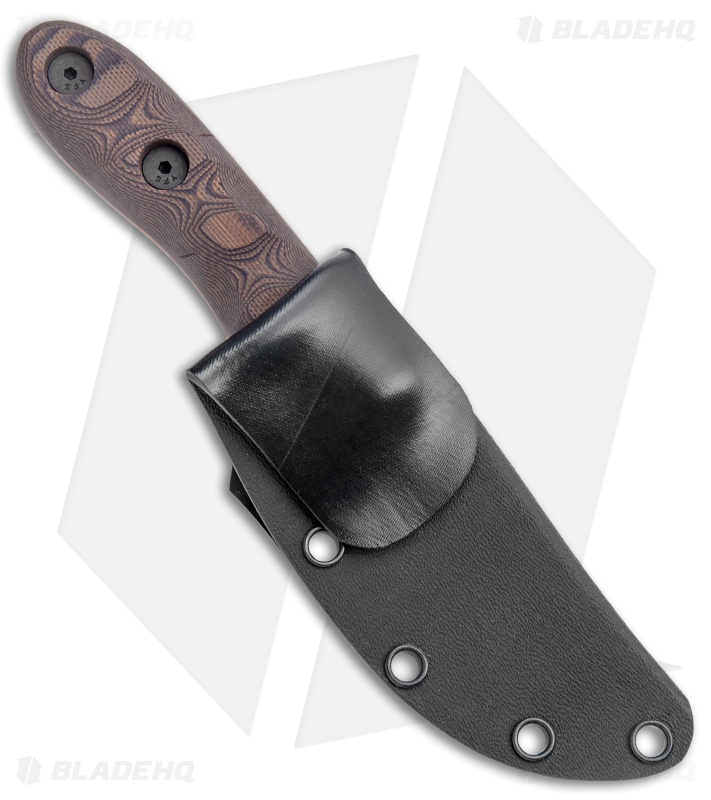 Dawson Knives Field Guide Fixed Blade Knife Orange G-10 (2.5" Arizona Copper)