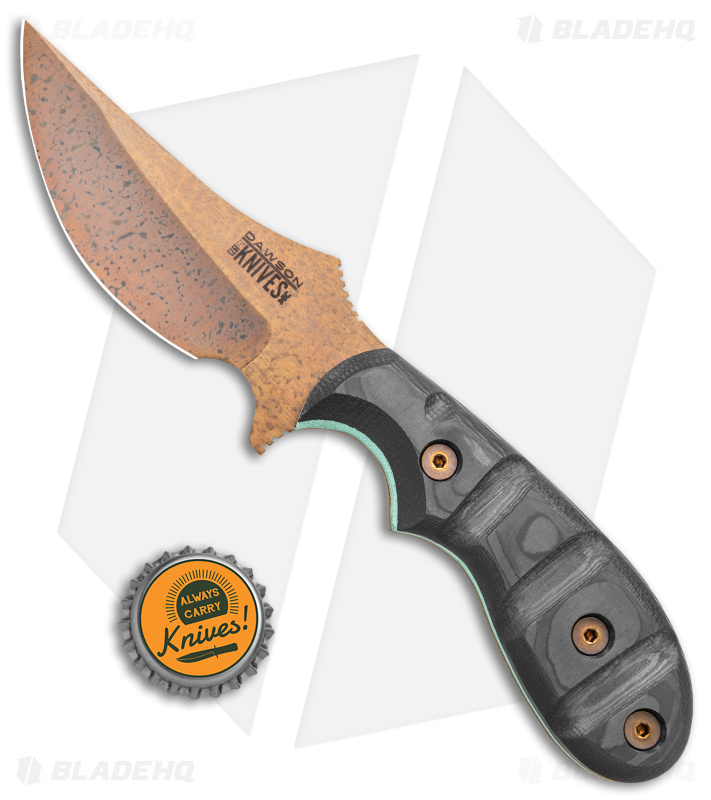 Dawson Knives Forester Fixed Blade Knife Arizona Copper - Blade HQ