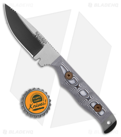 Dawson Knives Handyman Fixed Blade Knife White/Black (3.25" Specter MagnaCut) 